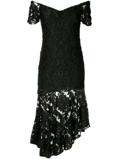 Alice Mccall Fleur De Lys Midi Dress - Black