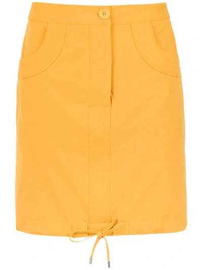 Egrey High Waisted Skirt In Yellow