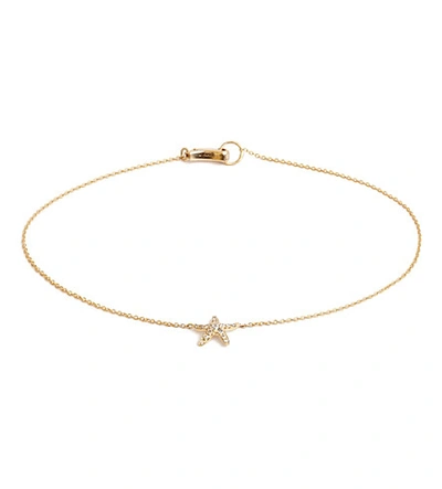 Annoushka Love Diamonds 18ct Yellow-gold Starfish Bracelet