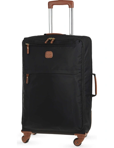 Bric's Brics Black X-travel Four-wheel Suitcase, Size: 65cm
