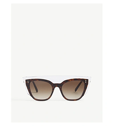 Valentino Va4035 Havana Square-frame Sunglasses In Brown