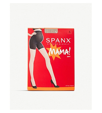Spanx Mama Power Knitted Shorts In Bare (beige)