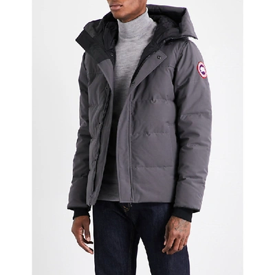 Canada Goose Macmillan Quilted Parka In Nero