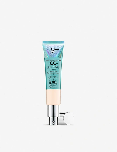 It Cosmetics Fair Light Your Skin But Better Cc+ Oil-free Matte With Spf 40