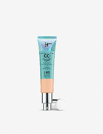 It Cosmetics Your Skin But Better Cc+ Oil-free Matte With Spf 40 32ml In Neutral Medium