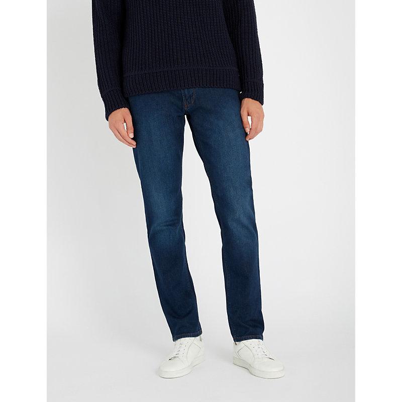 armani j06 slim fit jeans blue