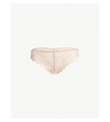 Wacoal Lace Perfection Stretch-lace Tanga Briefs In Rose Mist