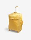 Lipault Originale Plume Four-wheel Suitcase 72cm In Mustard