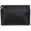 Loewe Large Textured Leather Pouch In Nero