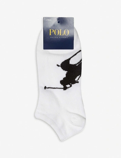 Polo Ralph Lauren Pack Of Three Socks In White