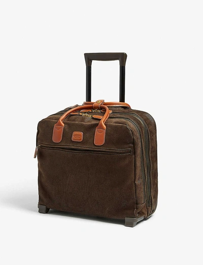 Bric's Brics Olive Life Tropea Two-wheel Faux-suede Pilot Case 40.5cm