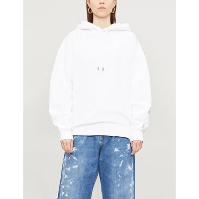 Acne Studios Oversized Cotton-jersey Hoody In White