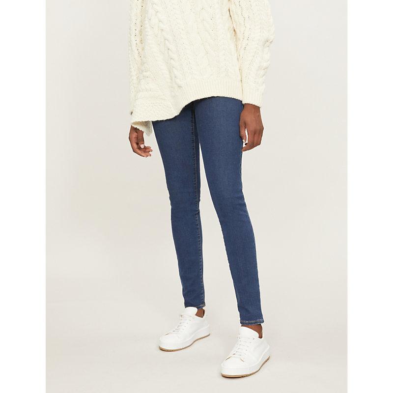 armani high waisted skinny jeans