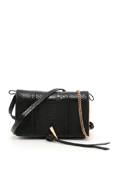 Stella Mccartney Mini Flo Shoulder Bag In Black