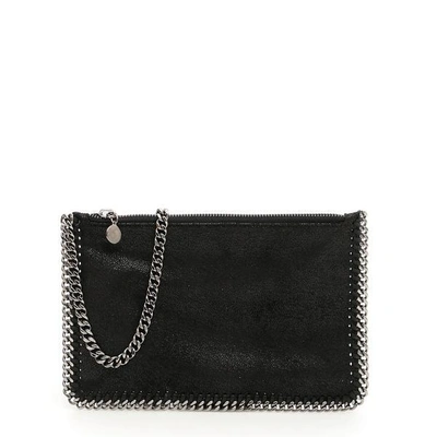 Stella Mccartney Falabella Clutch Bag In Black
