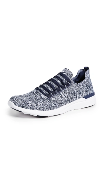 Apl Athletic Propulsion Labs Techloom Breeze Knit Running Shoe In Navy