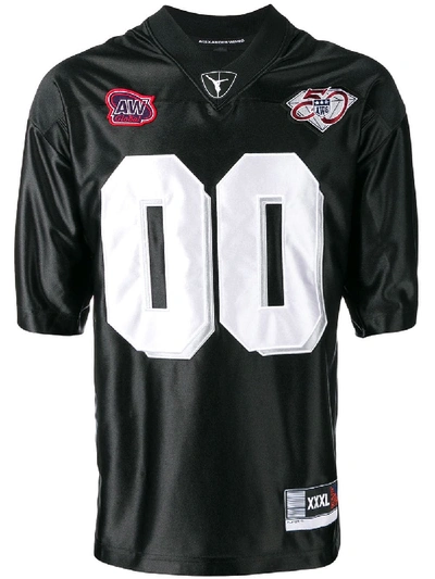 Alexander Wang Men's Football Jersey With Player Id Patch In Black |  ModeSens