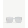 Dior Colorquake1 Square-frame Sunglasses In Silver