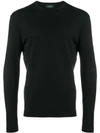 Zanone Classic Sweatshirt In Black