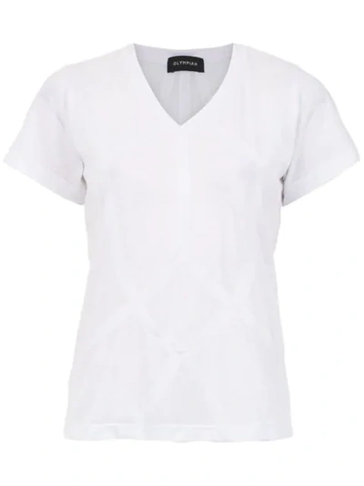 Olympiah Malta Top With Cut Details In White