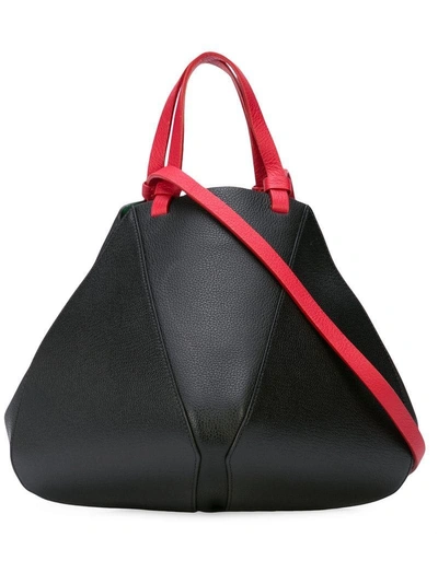 The Volon Structured Bucket Bag - Black