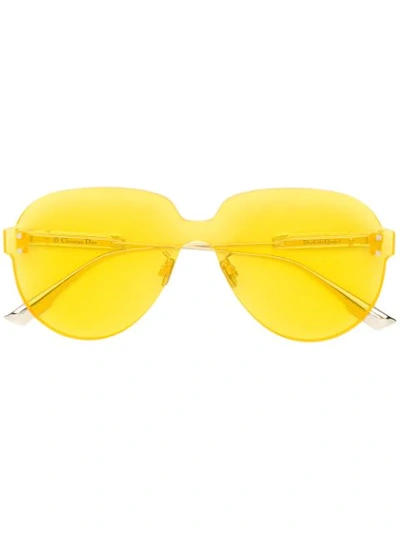 Dior Colorquake3 Sunglasses In Yellow