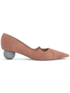 Paul Andrew Ankara Pumps In Brown