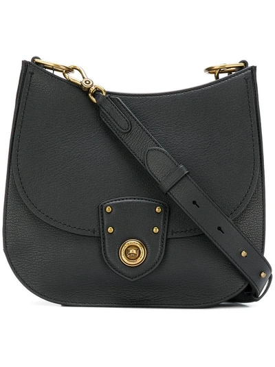 Lauren Ralph Lauren Leather Convertible Bag - Black