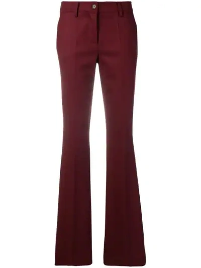 P.a.r.o.s.h Bootcut-hose In Red