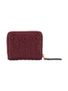 Tory Burch Fleming Medium Wallet - Red