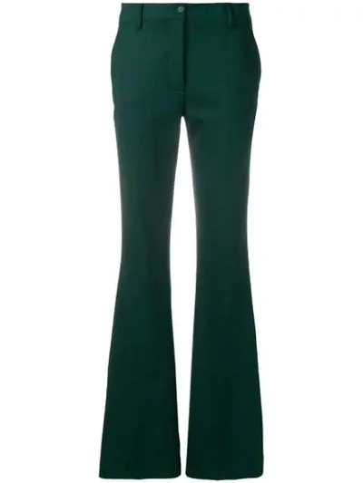 P.a.r.o.s.h . Bootcut Fit Trousers - Green In Green