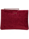 Lancaster Square Shaped Clutch Bag - Red