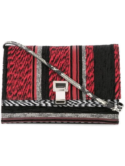Proenza Schouler Woven Small Lunch Bag In Red