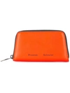 Proenza Schouler Trapeze Zip Compact Wallet In Orange