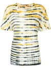 Proenza Schouler Tie Dye Short Sleeve T-shirt In Yellow