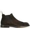 Doucal's Pull Tab Rear Ankle Boots In Moro