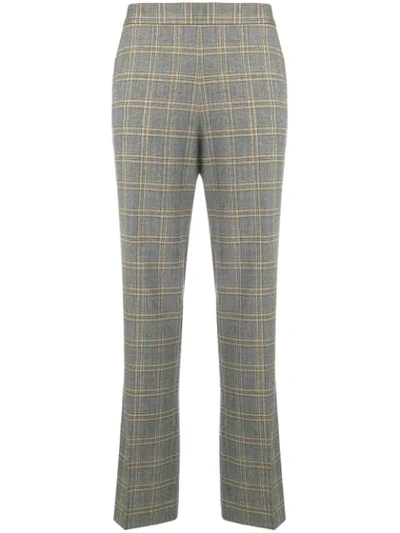 Alberto Biani Checkered Trousers - Grey