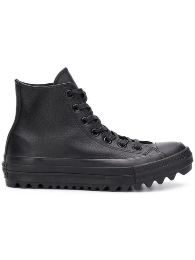 Converse All Star Lift Ripple Hi-top Sneakers - Black