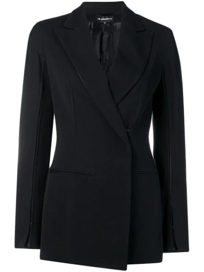 Ann Demeulemeester Fitted Blazer In Black