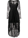 Aniye By Scalloped Lace Dress In Black