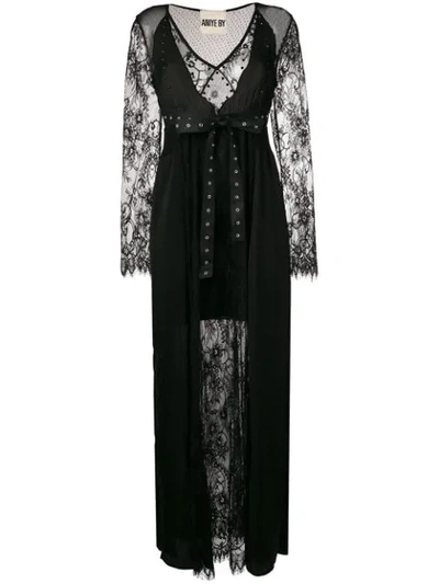 Aniye By Lace Layer Maxi Dress - Black