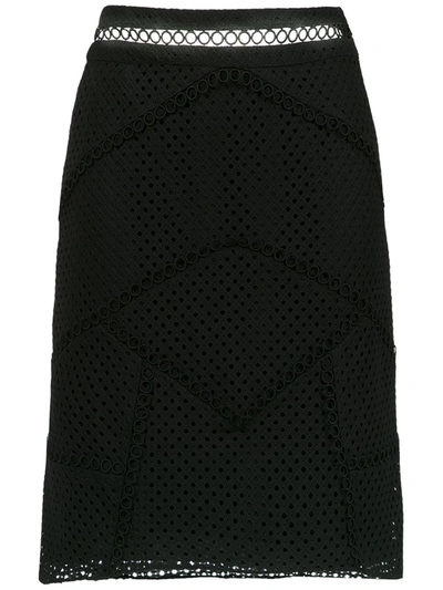Olympiah Fellari Panelled Skirt In Black