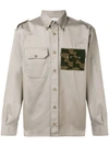 Gosha Rubchinskiy Camo Pocket Military Shirt - Grey