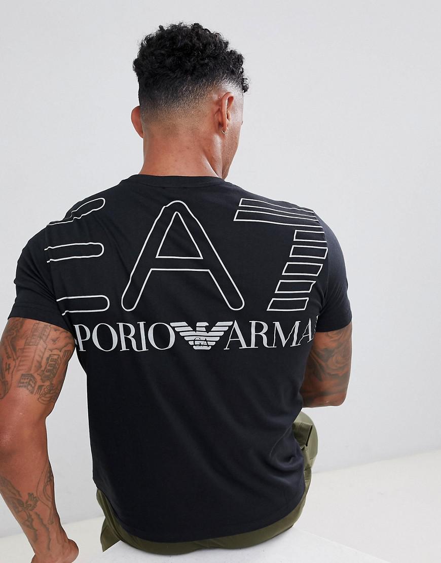 ea7 large logo t shirt