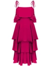 Olympiah Primosole Midi Dress In Pink