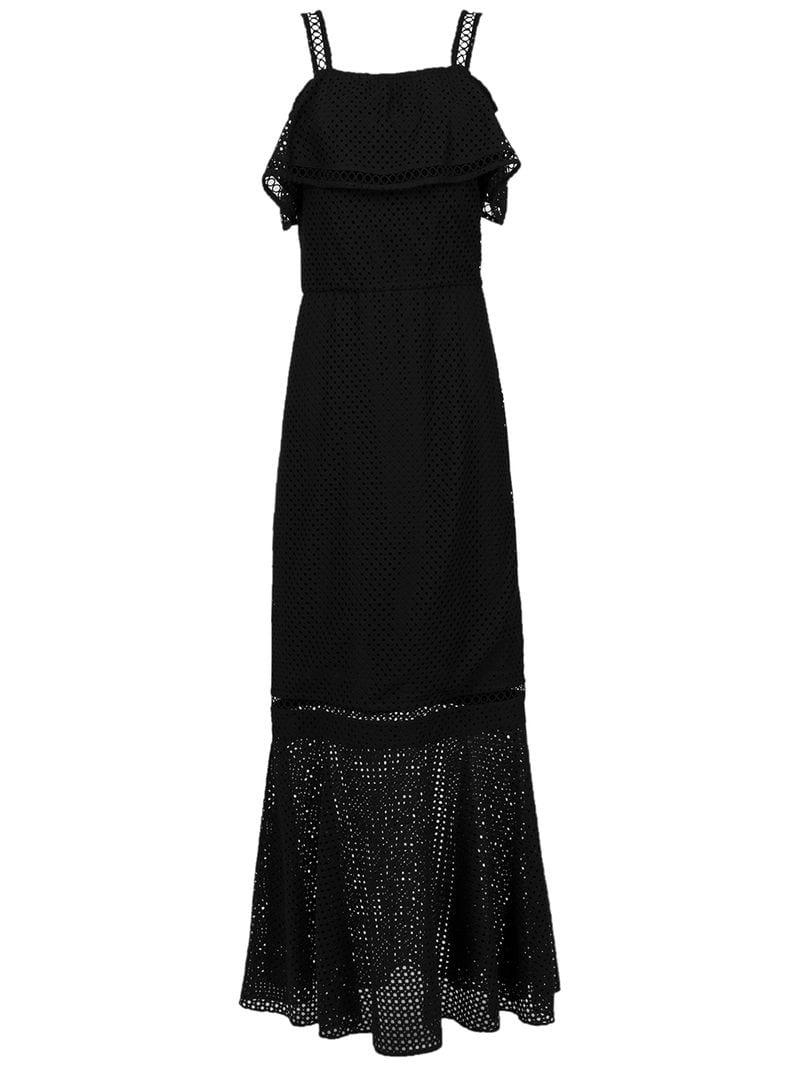 Olympiah Fellari Long Dress - Black In Preto | ModeSens