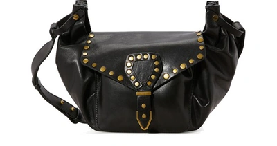 Isabel Marant Sinley Crossbody Bag In Black/dore
