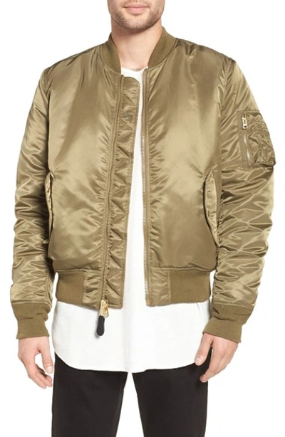 Alpha Industries 'ma-1' Slim Fit Bomber Jacket In Vintage Olive | ModeSens