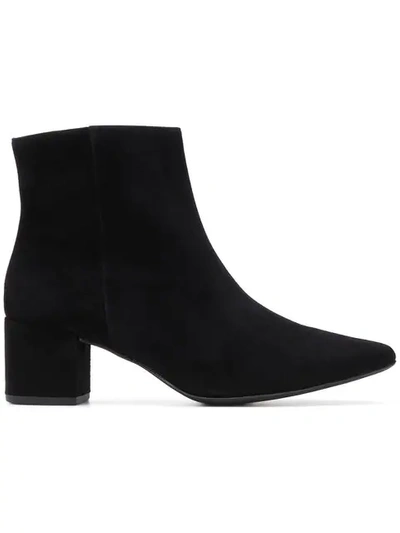Hogl Pointed Ankle Boots In Black