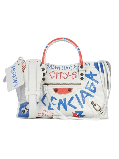 Balenciaga Classic City S Tote Bag In White